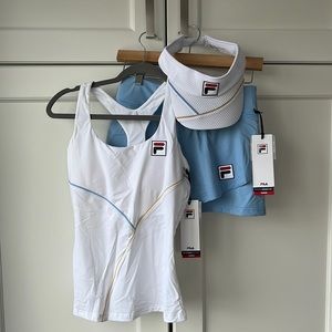 Fila Tennis/Golf jacket, skirt, top and visor